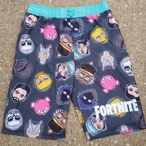 Fortnite Faces Boys Swim Trunks Shorts XL Epic